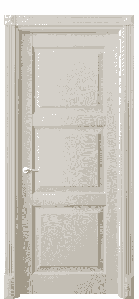 Дверь межкомнатная 0731 БОС. Цвет Бук облачный серый. Материал Массив бука эмаль. Коллекция Lignum. Картинка.