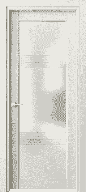 Дверь межкомнатная 6112 ДМБ САТ. Цвет Дуб молочно-белый. Материал Массив дуба эмаль. Коллекция Ego. Картинка.