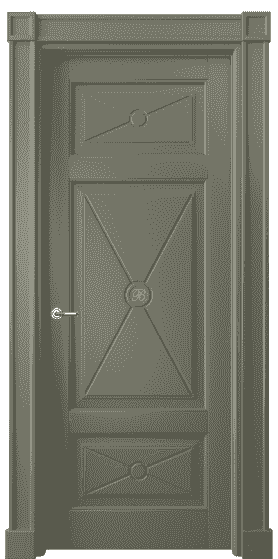 Дверь межкомнатная 6367 БОТ. Цвет Бук оливковый тёмный. Материал Массив бука эмаль. Коллекция Toscana Litera. Картинка.