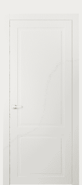 Дверь межкомнатная 8002 МЖМ. Цвет Матовый жемчужный. Материал Гладкая эмаль. Коллекция Neo Classic. Картинка.