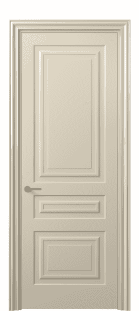 Дверь межкомнатная 8411 ММЦ . Цвет Матовый марципановый. Материал Гладкая эмаль. Коллекция Mascot. Картинка.