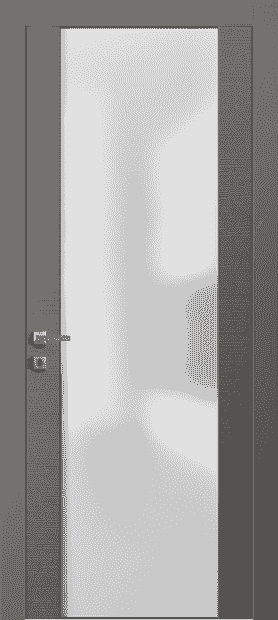 Дверь межкомнатная 4034 ТКЛС Матовый триплекс. Цвет Таеда классический серый. Материал Таеда эмаль. Коллекция Avant. Картинка.