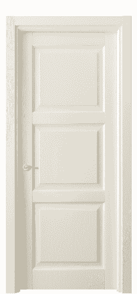 Дверь межкомнатная 0731 ДМБ . Цвет Дуб молочно-белый. Материал Массив дуба эмаль. Коллекция Lignum. Картинка.