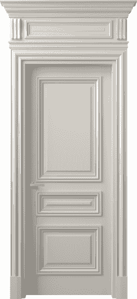 Дверь межкомнатная 7305 БОС . Цвет Бук облачный серый. Материал Массив бука эмаль. Коллекция Antique. Картинка.