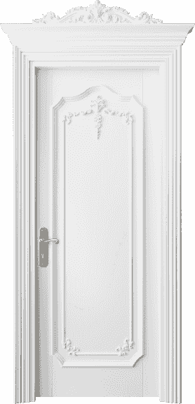 Дверь межкомнатная 6601 ББЛ. Цвет Бук белоснежный. Материал Массив бука эмаль. Коллекция Imperial. Картинка.