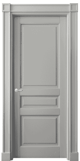 Дверь межкомнатная 6305 БНСР. Цвет Бук нейтральный серый. Материал Массив бука эмаль. Коллекция Toscana Plano. Картинка.