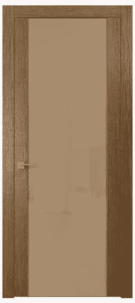 Дверь межкомнатная 4117 ДЯН ЛТ. Цвет Дуб янтарный. Материал Шпон ценных пород. Коллекция Quadro. Картинка.