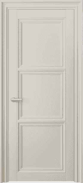 Дверь межкомнатная 2503 МОС. Цвет Матовый облачно-серый. Материал Гладкая эмаль. Коллекция Centro. Картинка.