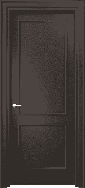 Дверь межкомнатная 8121 МАН . Цвет Матовый антрацит. Материал Гладкая эмаль. Коллекция Paris. Картинка.
