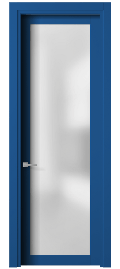 Межкомнатная дверь Planum 2102 Матовый белоснежный Сатинированное стекло Цена 61899 ₽ | Volhovec