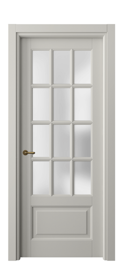 Межкомнатная дверь Toscana Grigliato 6313 Бук тёплый серый Сатинированное стекло Цена 107599 ₽ | Volhovec