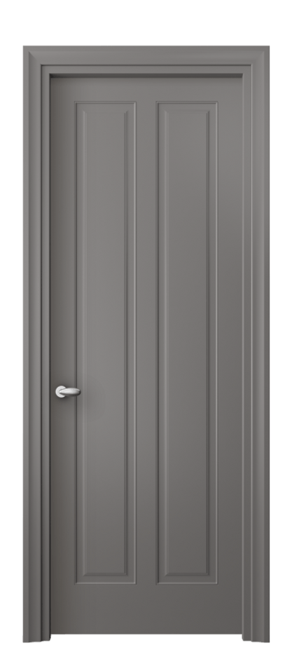 Дверь межкомнатная Esse 8511 Матовый классический серый Фигурный универсальный наличник МКЛС Цена 45199 ₽ Наличники уже входят в базовый комплект. Фабрика дверей Волховец 8 (800) 551 43 19 Межкомнатная дверь Esse 8511 Матовый классический серый Цена 45199 ₽ | Volhovec