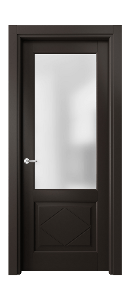 Межкомнатная дверь Toscana Rombo 6342 Бук антрацит Сатинированное стекло Цена 141810 сом | Volhovec