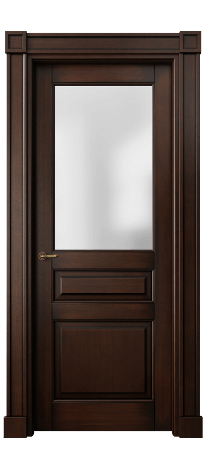 Межкомнатная дверь Toscana Plano 6304 Бук тёмный с патиной Сатинированное стекло Цена 224750 сом | Volhovec