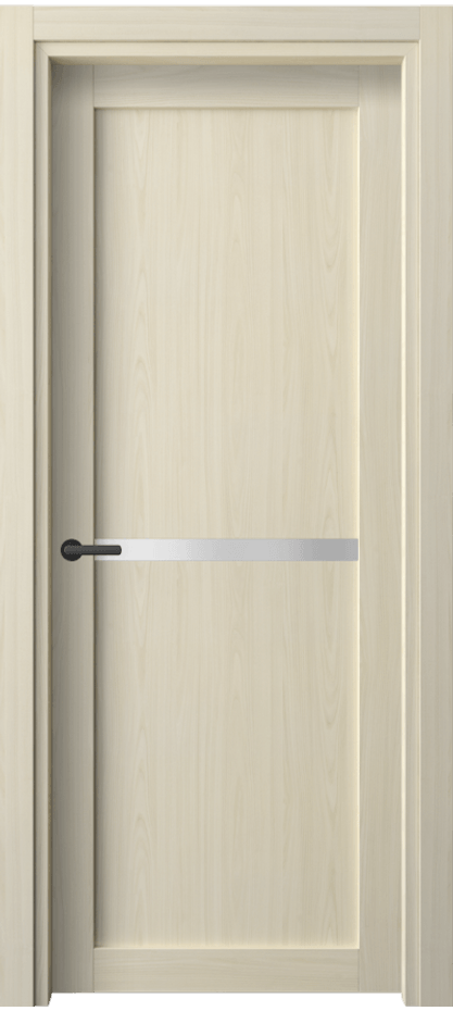 Межкомнатная дверь Нео 2112 Молочный ясень Сатинированное стекло Цена 34399 ₽ | Volhovec