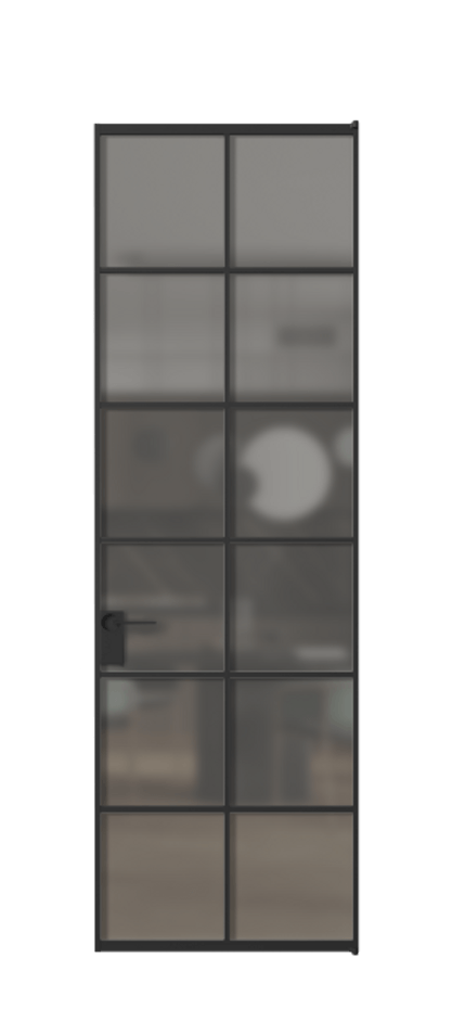 Алюминиевая дверь АЛПЛ040.05 Алюминий Черный Сатинированное серое стекло, триплекс. Без короба чер Цена 144470 Стоимость комплекта двери включает:
1. Полотно (600/650/700/750/800/850/900/950*2000-2400 мм).
2. Короб
3. Комплект фурнитуры (2 торцевые петли и магнитный замок с ответной планкой). Фабрика дверей Волховец 8 (800) 551 43 19 Алюминиевая дверь АЛПЛ040.05 Алюминий Черный Сатинированное серое стекло, триплекс Цена 144470 | Volhovec