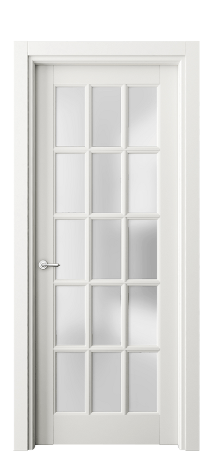 Межкомнатная дверь Toscana Grigliato 6311 Бук серый Сатинированное стекло Цена 114199 ₽ | Volhovec