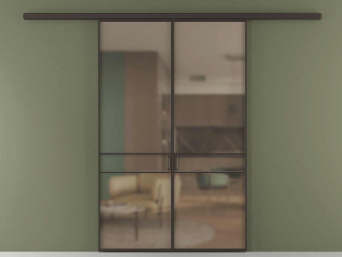 Перегородка Формато вдоль стены 2 створки АЛПР 040.02 Алюминий антрацит Сатинированное бронзовое стекло, триплекс. Цена 233000 ₽ 1. Полотно 2 шт. (800/2100 мм)
2. Комплект установки раздвижной системы
3. Базовый комплект фурнитуры
4.Ручка Рондо. Фабрика дверей Волховец 8 (800) 551 43 19 Перегородка Формато вдоль стены 2 створки АЛПР 040.02 Алюминий антрацит Сатинированное бронзовое стекло, триплекс Цена 233000 ₽ | Volhovec