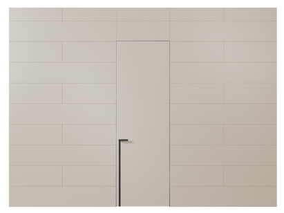 Панели для отделки стен Панель Эмаль. Цвет Матовый светло-бежевый. Материал Гладкая эмаль. Коллекция Эмаль. Картинка.