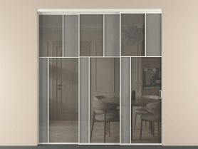 Алюминевая перегородка vnt3_4 БЕЛ. Цвет Алюминий Белый. Материал Алюминий. Коллекция Перегородка Mosaic внутри проёма телескопик синхро 2. Фото. Алюминевая перегородка vnt3_4 БЕЛ. Цвет Алюминий Белый. Материал Алюминий. Коллекция Перегородка Mosaic внутри проёма телескопик синхро 2. Картинка.