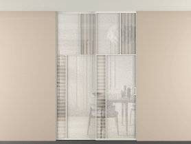 Алюминевая перегородка vntp2_4 БЕЛ. Цвет Алюминий Белый. Материал Алюминий. Коллекция Перегородка Mosaic внутри проёма двустворчатая со скрытым креплением в потолок. Фото. Алюминевая перегородка vntp2_4 БЕЛ. Цвет Алюминий Белый. Материал Алюминий. Коллекция Перегородка Mosaic внутри проёма двустворчатая со скрытым креплением в потолок. Картинка.