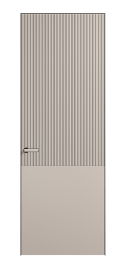 Дверь межкомнатная АКУ 8205 МСБЖ Матовый светло-бежевый. Цвет Матовый светло-бежевый. Материал Гладкая эмаль. Коллекция Velvet. Картинка.