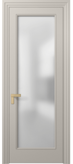Дверь межкомнатная 8300 МСБЖ Сатин. Цвет Матовый светло-бежевый. Материал Гладкая эмаль. Коллекция Rocca. Картинка.