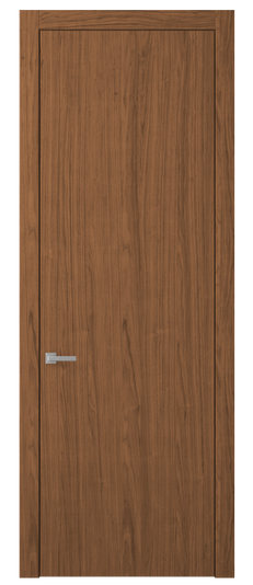 Дверь межкомнатная 0010 ОУММР. Цвет Орех умбра матовый рифт. Материал Радиальный шпон НатурВуд. Коллекция Планум. Картинка.