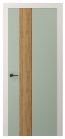 Дверь межкомнатная АКП 4223 ПЭСО. Цвет ПЭТ светло-оливковый. Материал ПЭТ. Коллекция Freedom. Картинка.