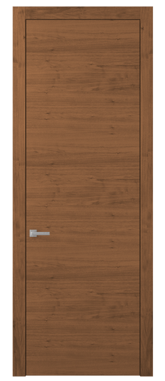 Дверь межкомнатная 0010 ОУММ. Цвет Орех умбра матовый. Материал Шпон НатурВуд. Коллекция Планум. Картинка.