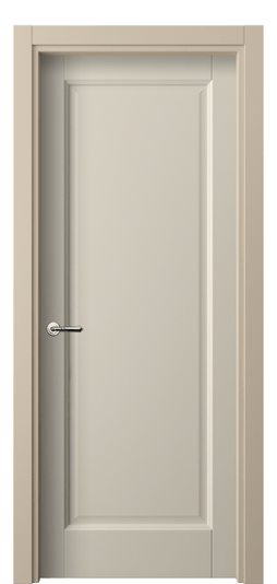 Дверь межкомнатная 1401 ПЭСБ. Цвет ПЭТ светло-бежевый. Материал ПЭТ. Коллекция Galant. Картинка.