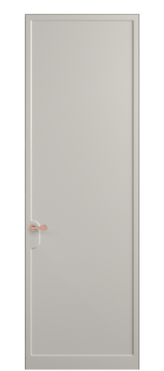 Дверь межкомнатная 7501 МОС. Цвет Матовый облачно-серый. Материал Гладкая эмаль. Коллекция Softform. Картинка.