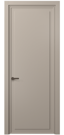 Дверь межкомнатная 8602 МБСК . Цвет Матовый бисквитный. Материал Гладкая эмаль. Коллекция Frame. Картинка.
