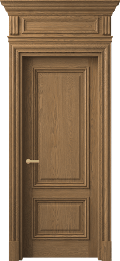 Дверь межкомнатная 7303 ДМС.М . Цвет Дуб мускатный матовый. Материал Массив дуба матовый. Коллекция Antique. Картинка.
