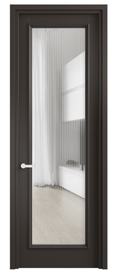 Дверь межкомнатная 6702 МАН Moru. Цвет Матовый антрацит. Материал Гладкая эмаль. Коллекция Шарм. Картинка.