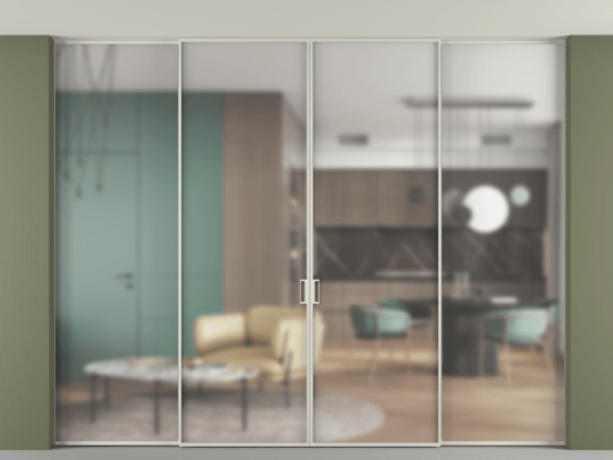 Алюминевая перегородка p2+2_01 Matelux Crystalvision БЕЛ. Цвет Алюминий Белый. Материал Алюминий. Коллекция Перегородка Formato внутри проёма скрытое крепление в потолок 4 створки. Фото. Алюминевая перегородка p2+2_01 Matelux Crystalvision БЕЛ. Цвет Алюминий Белый. Материал Алюминий. Коллекция Перегородка Formato внутри проёма скрытое крепление в потолок 4 створки. Картинка.