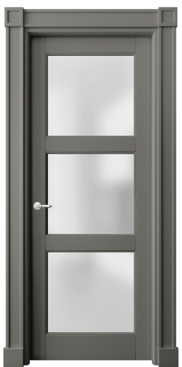 Дверь межкомнатная 6310 БКЛС САТ. Цвет Бук классический серый. Материал Массив бука эмаль. Коллекция Toscana Plano. Картинка.