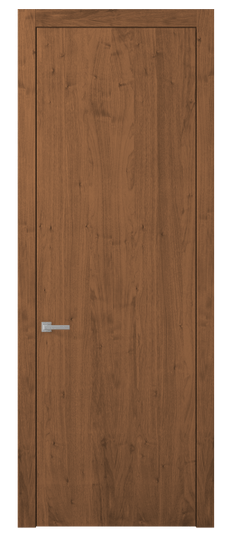 Дверь межкомнатная 0010 ОУММ. Цвет Орех умбра матовый. Материал Шпон НатурВуд. Коллекция Планум. Картинка.