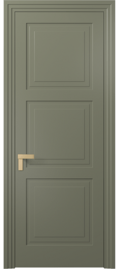 Дверь межкомнатная 8331 МОТ. Цвет Матовый оливковый тёмный. Материал Гладкая эмаль. Коллекция Rocca. Картинка.