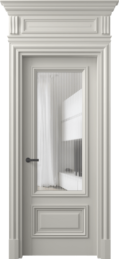 Дверь межкомнатная 7306 МТСР MORU. Цвет Матовый тёплый серый. Материал Гладкая эмаль. Коллекция Антик. Картинка.