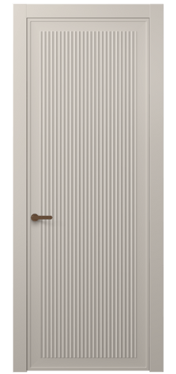 Дверь межкомнатная 8642 МСБЖ . Цвет Матовый светло-бежевый. Материал Гладкая эмаль. Коллекция Alba. Картинка.