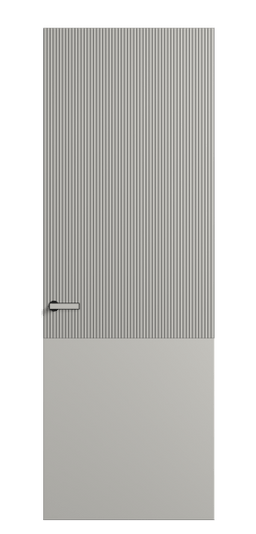 Дверь межкомнатная ПУ 8205 МСР Матовый серый. Цвет Матовый серый. Материал Гладкая эмаль. Коллекция Velvet. Картинка.