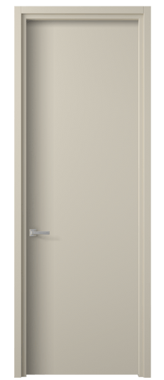 Дверь межкомнатная 0010 МБСР. Цвет Матовый бежево-серый. Материал Гладкая эмаль. Коллекция Planum. Картинка.