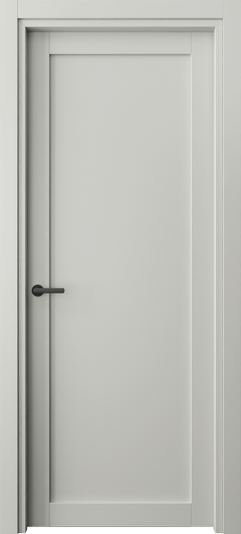 Дверь межкомнатная 2101 СШ. Цвет Серый шёлк. Материал Ciplex ламинатин. Коллекция Neo. Картинка.