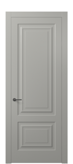 Дверь межкомнатная АКП 8451 МНСР Матовый нейтральный серый. Цвет Матовый нейтральный серый. Материал Гладкая эмаль. Коллекция Mascot. Картинка.