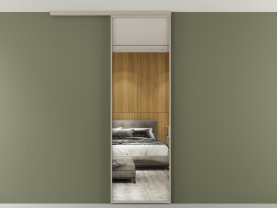 Алюминевая перегородка АЛПР 040.01_АБСК_Зеркало триплекс_new. Цвет Алюминий бисквитный. Материал Алюминий в эмали. Коллекция Перегородка Formato вдоль стены на потолок 1 створка. Фото. Алюминевая перегородка АЛПР 040.01_АБСК_Зеркало триплекс_new. Цвет Алюминий бисквитный. Материал Алюминий в эмали. Коллекция Перегородка Formato вдоль стены на потолок 1 створка. Картинка.