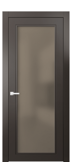 Межкомнатная дверь 8000 МАН БР САТ. Цвет Матовый антрацит. Материал Гладкая эмаль. Коллекция Neo Classic. Фото. Дверь межкомнатная 8000 МАН БР САТ. Цвет Матовый антрацит. Материал Гладкая эмаль. Коллекция Neo Classic. Картинка.