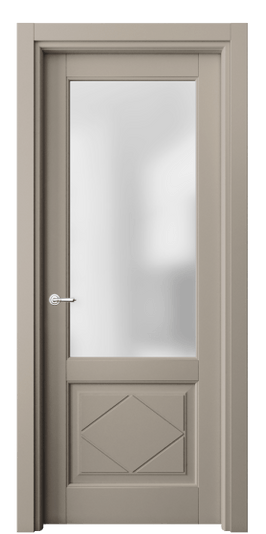 Дверь межкомнатная 6342 ББСК САТ. Цвет Бук бисквитный. Материал Массив бука эмаль. Коллекция Toscana Rombo. Картинка.