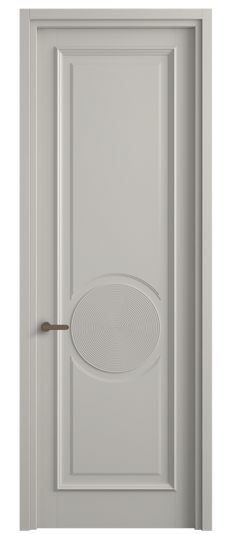 Дверь межкомнатная 6719 МТСР. Цвет Матовый тёплый серый. Материал Гладкая эмаль. Коллекция Шарм. Картинка.