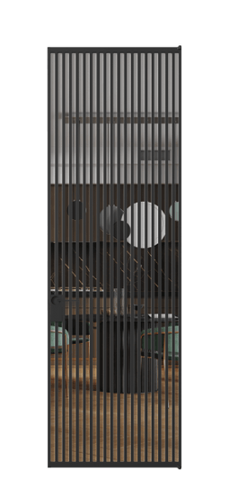 Межкомнатная дверь АЛПЛ040.07 Crystalvision ЧЕР. Цвет Алюминий Черный. Материал Алюминий. Коллекция Formato. Фото. Дверь межкомнатная АЛПЛ040.07 Crystalvision ЧЕР. Цвет Алюминий Черный. Материал Алюминий. Коллекция Formato. Картинка.